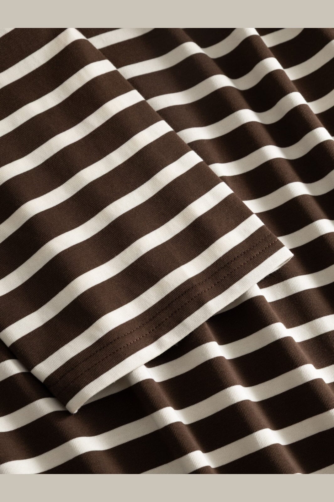 Noella - N-Maple Ls T-Shirt 17260001 - 450 - Eton Brown Ivory Stripe