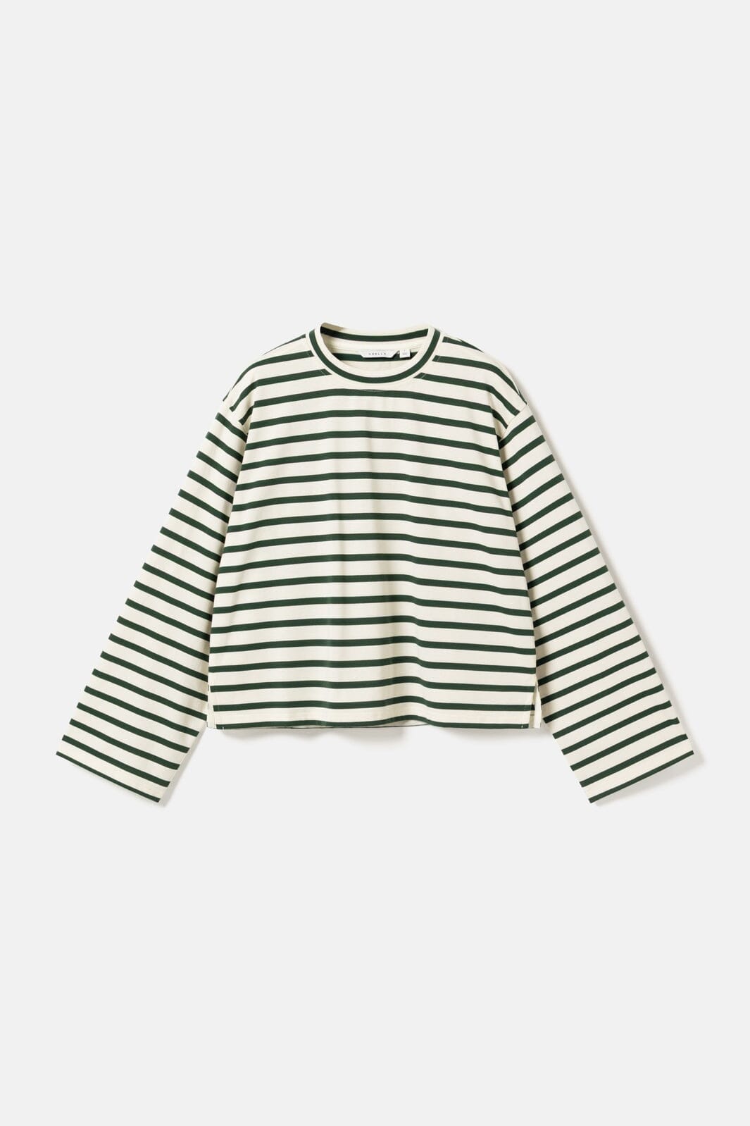 Noella - N-Maple Ls T-Shirt 17260001 - 451 - Eton Ivory Green Stripe
