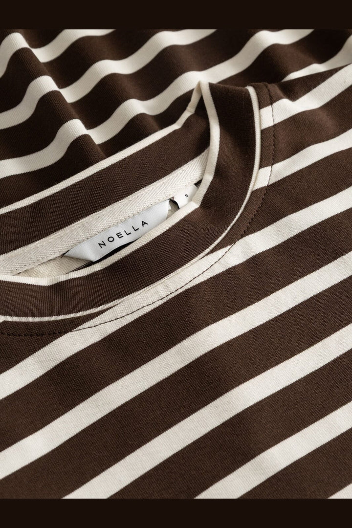 Noella - N-Maple T-Shirt 17260002 - 450 - Eton Brown Ivory Stripe