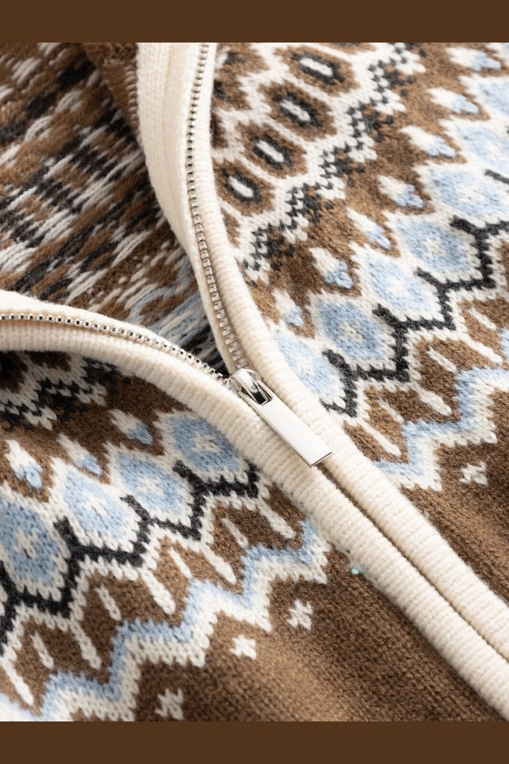 Noella - N-Marcenia Knit Cardigan 16660001 - 878 - Brown Mix