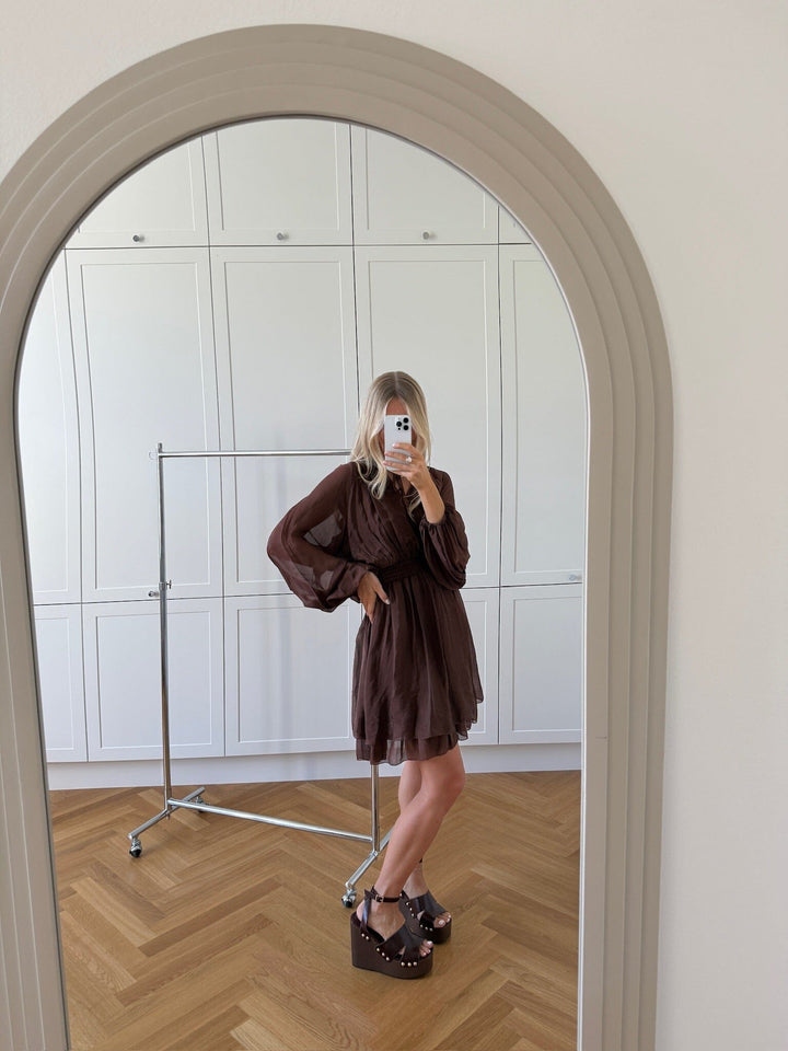 Noella - N-Mariel Dress 15650001 - 674 - Chocolate Kjoler 