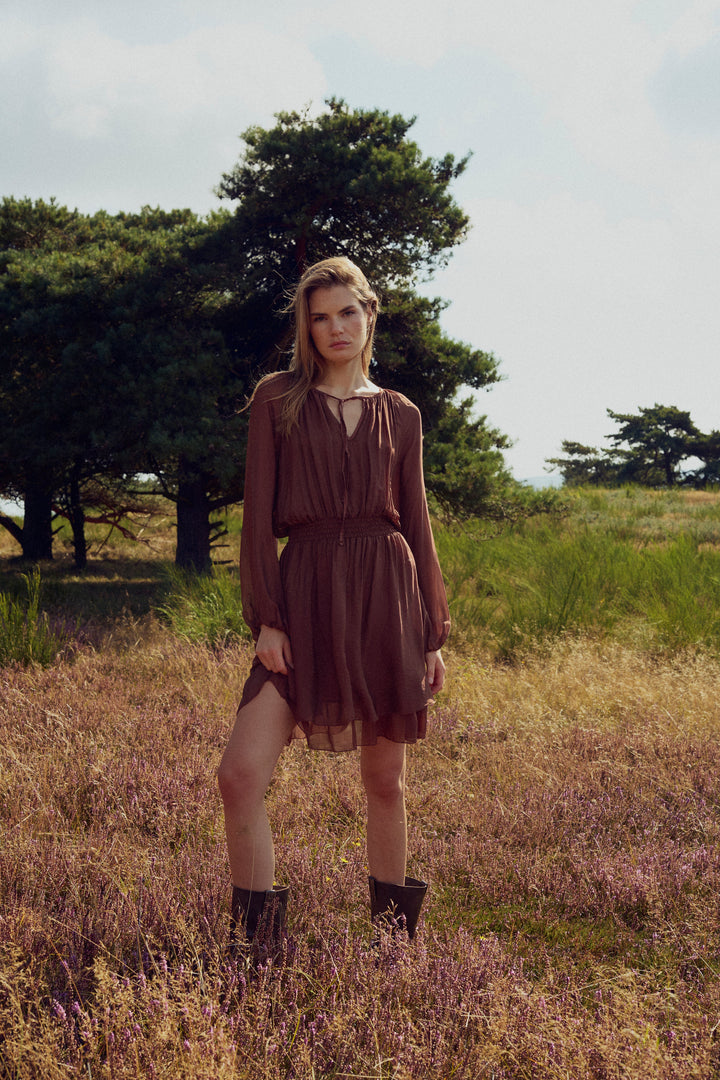 Noella - N-Mariel Dress 15650001 - 674 - Chocolate Kjoler 