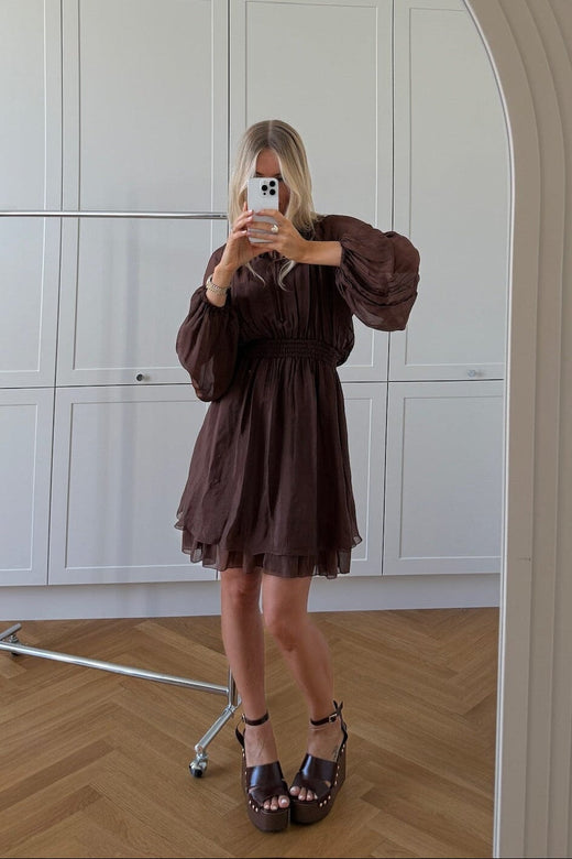 Noella - N-Mariel Dress 15650001 - 674 - Chocolate Kjoler 