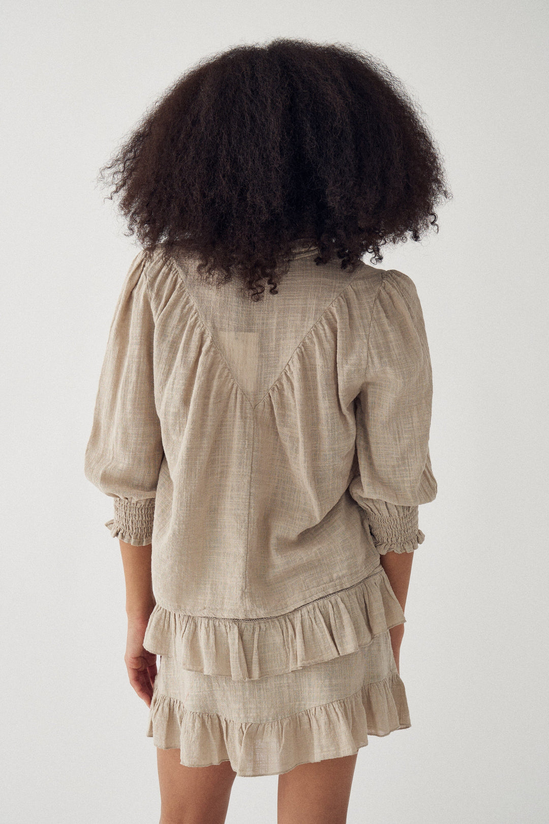 Noella - N-Marin Blouse 15710002 - 1454 - Grey Ivory Bluser 