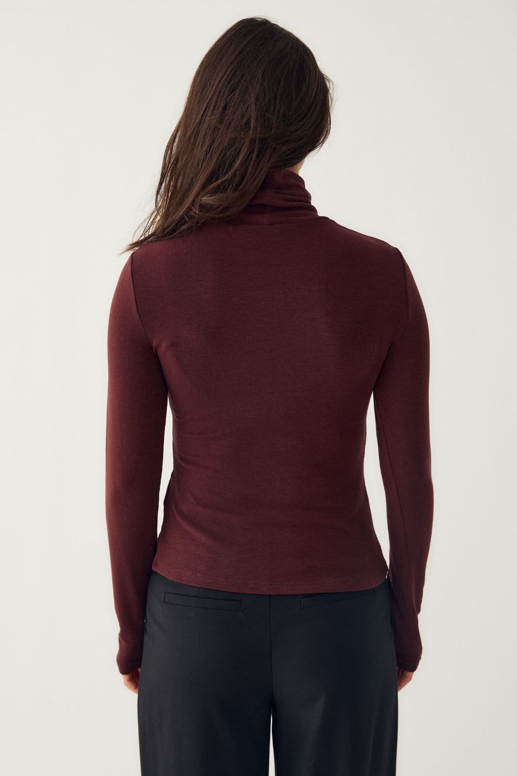 Noella - N-Maritza Ls Top 14090005 - 1496 - Burgundy Melange Toppe 