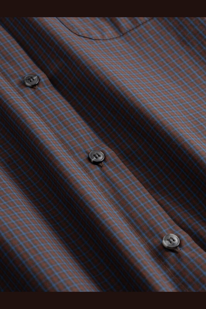 Noella - N-Marlon Shirt 16350001 - 1498 - Deshay Burgundy Check