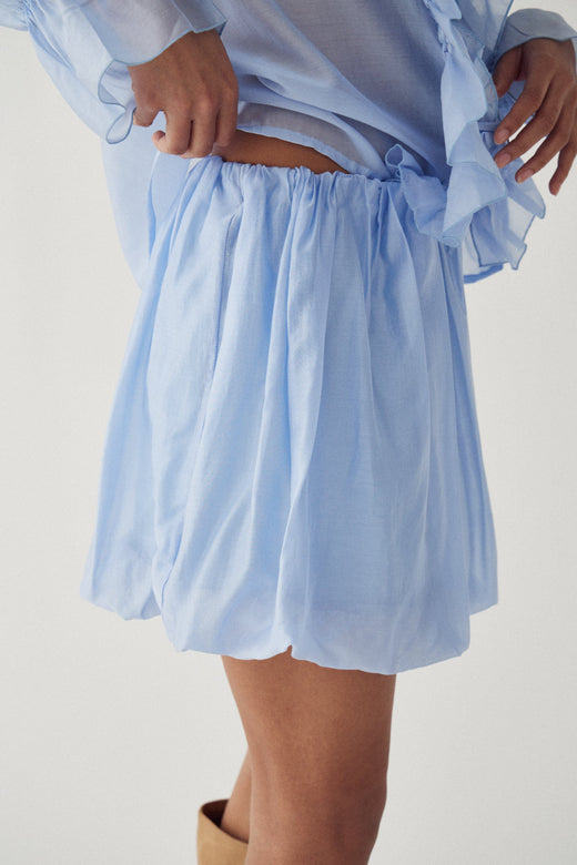 Noella - N-Mars Skirt 14450003 - 975 - Air Blue Nederdele 