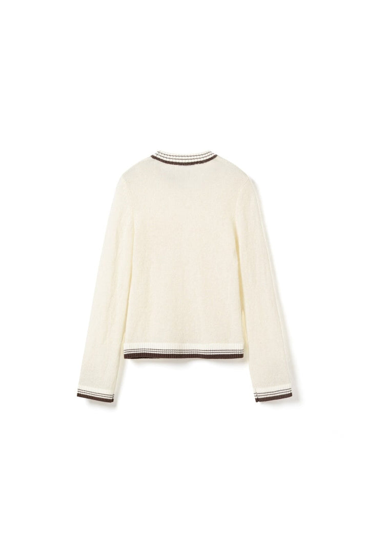 Noella - N-Marthy Ls Knit 16400002 - 1502 - Ivory Brown
