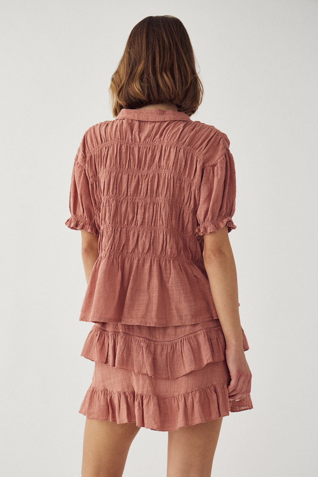 Noella - N-Marty Blouse 15710004 - 1455 - Red Clay Bluser 