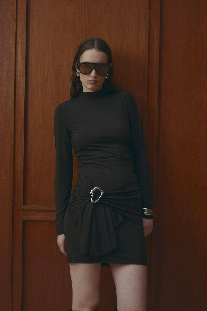 Noella - N-Mathilda Dress 10580016 - 004 - Black Kjoler 