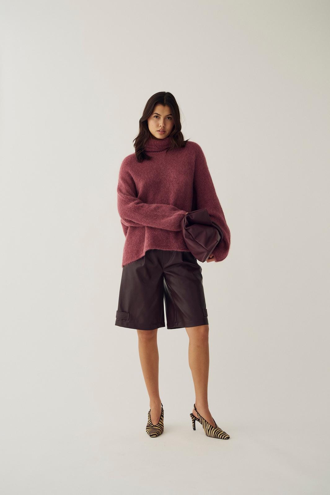 Noella - N-Mattea Knit 16690001 - 1054 - Vintage Rose Strikbluser 