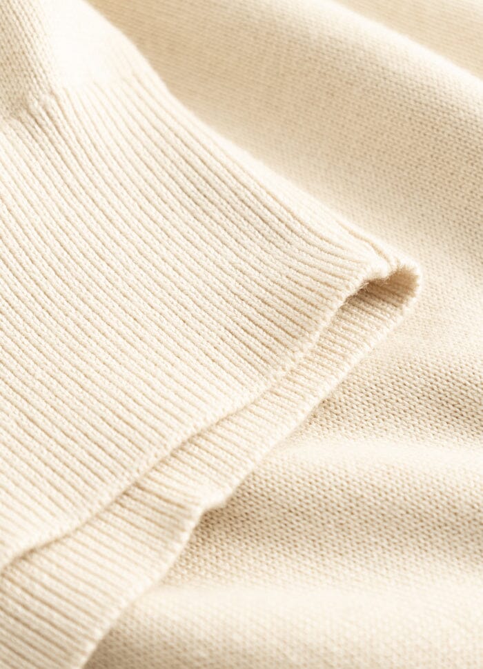 Noella - N-Maxine Ss Knit 14990003 - 1206 - Oyster Strikbluser 