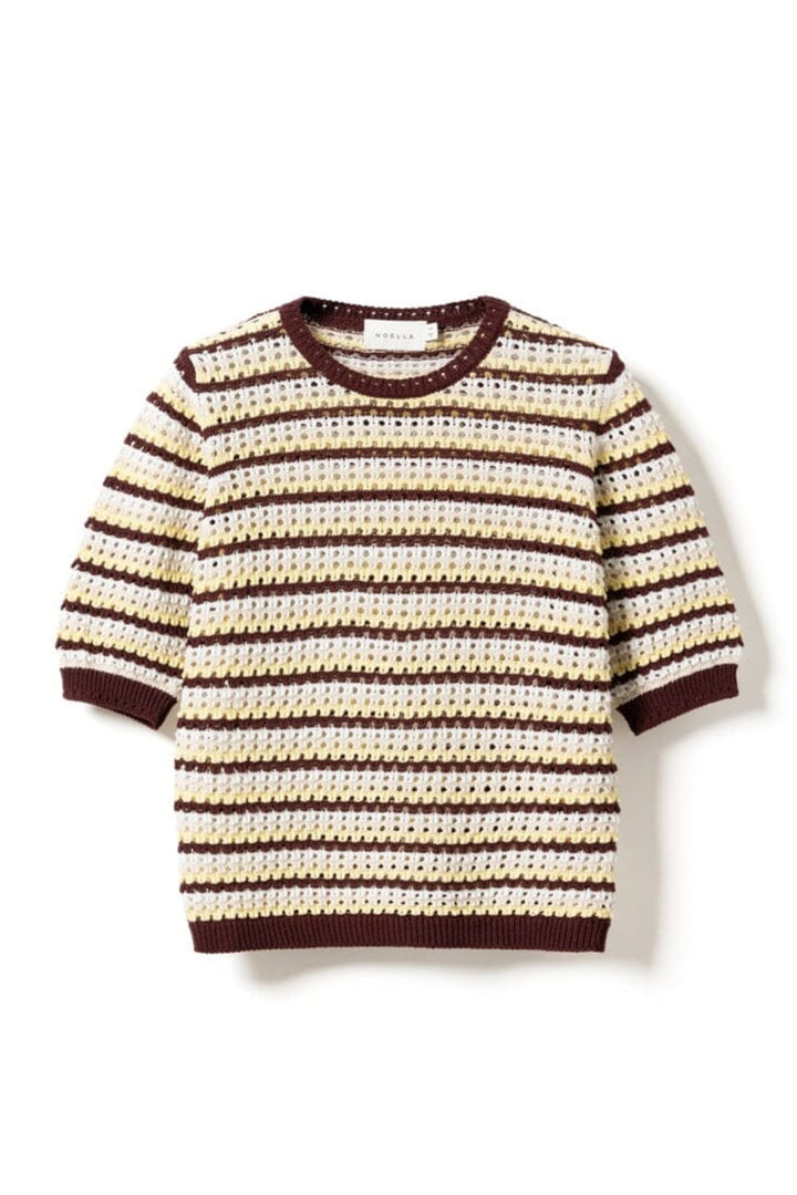Noella - N-Maylin Knit 15770001 - 1459 - Dinah Brown Stripe