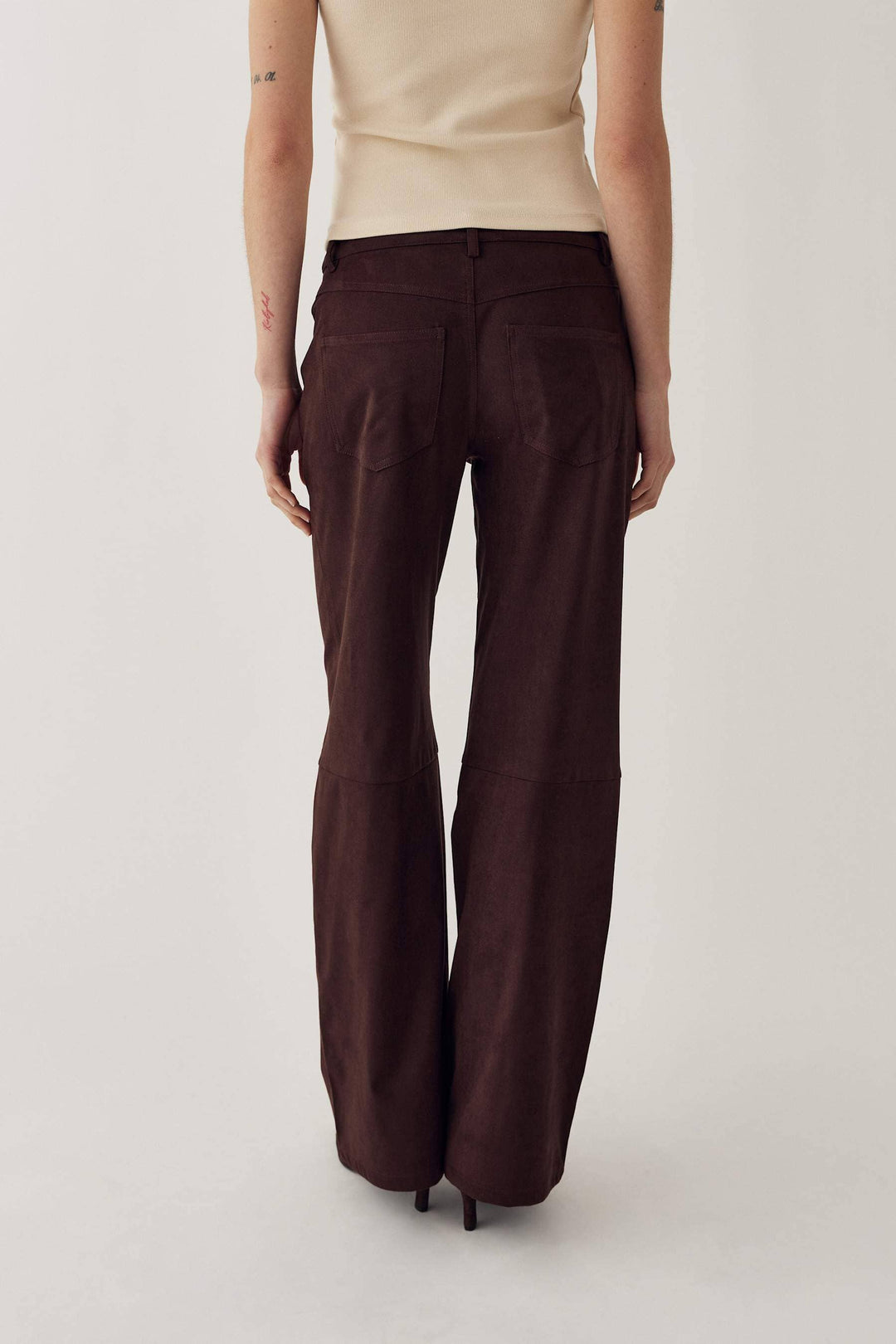 Noella - N-Melo Pants 14960004 - 1506 - Dark Chocolate Bukser 