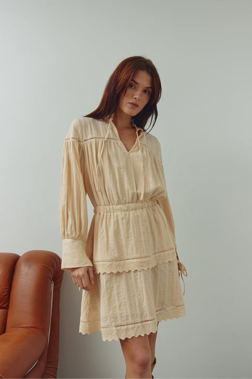 Noella - N-Meredith Dress 15320001 - 974 - Ivory