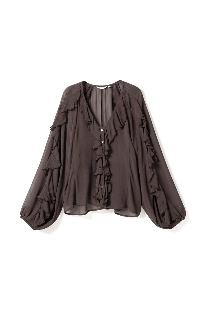 Noella - N-Merlynn Blouse 14230006 - 674 - Chocolate