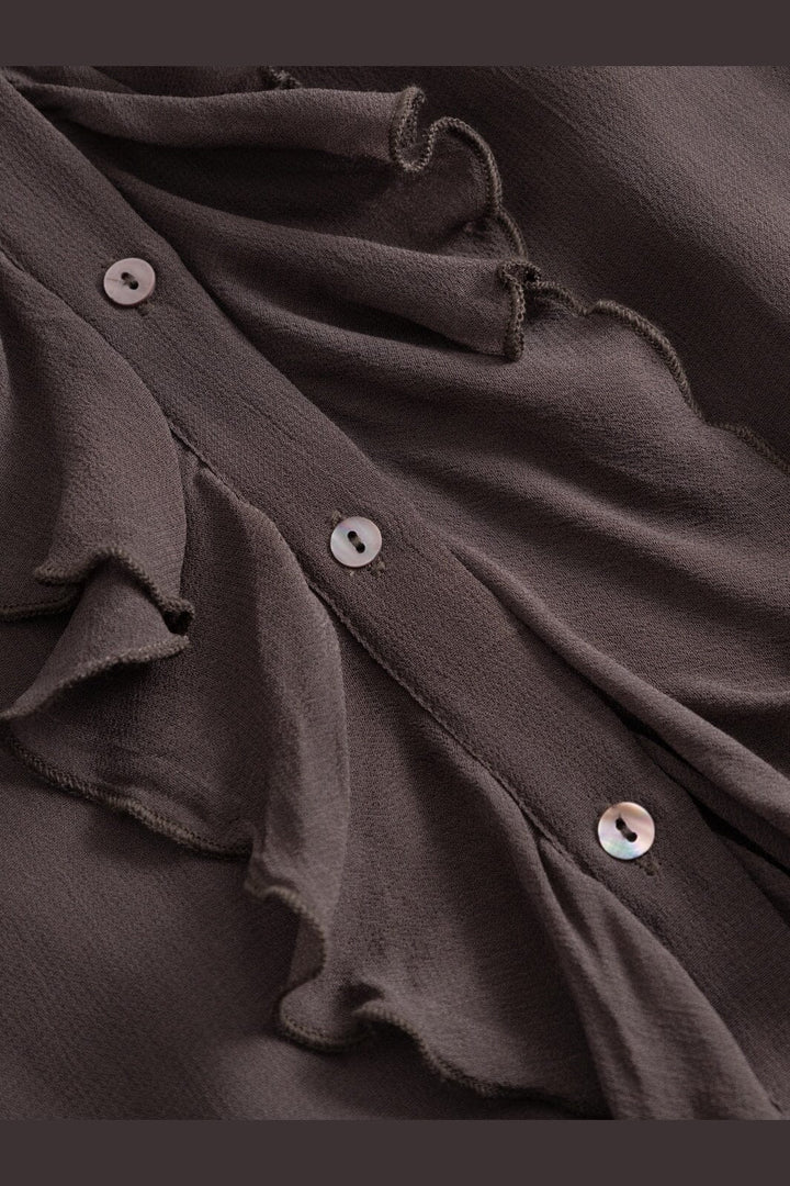 Noella - N-Merlynn Blouse 14230006 - 674 - Chocolate