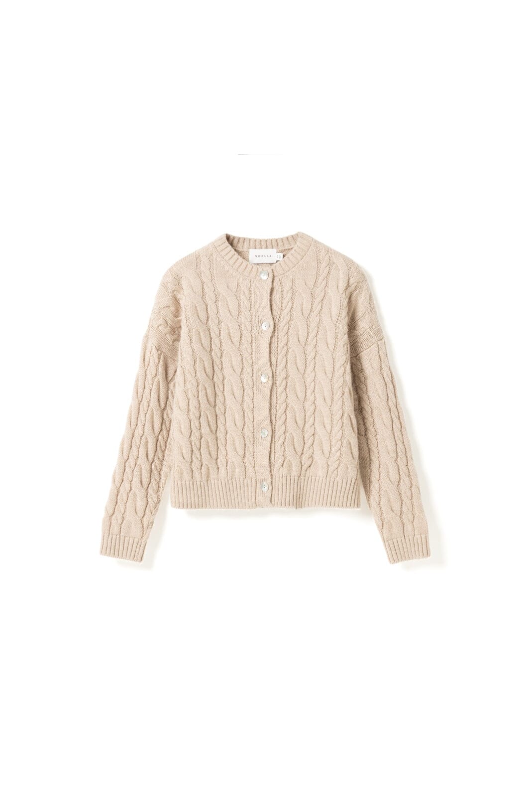 Noella - N-Mirian Knit Cardigan 16820002 - 1526 - Beige Melange