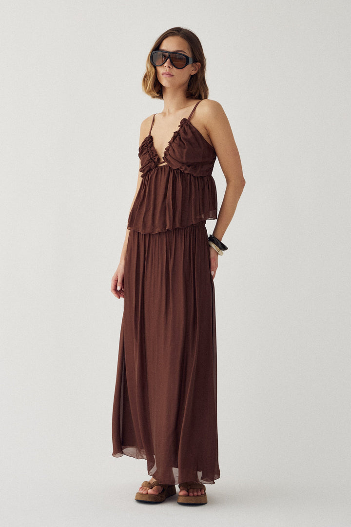 Noella - N-Moira Top 15650003 - 674 - Chocolate Toppe 