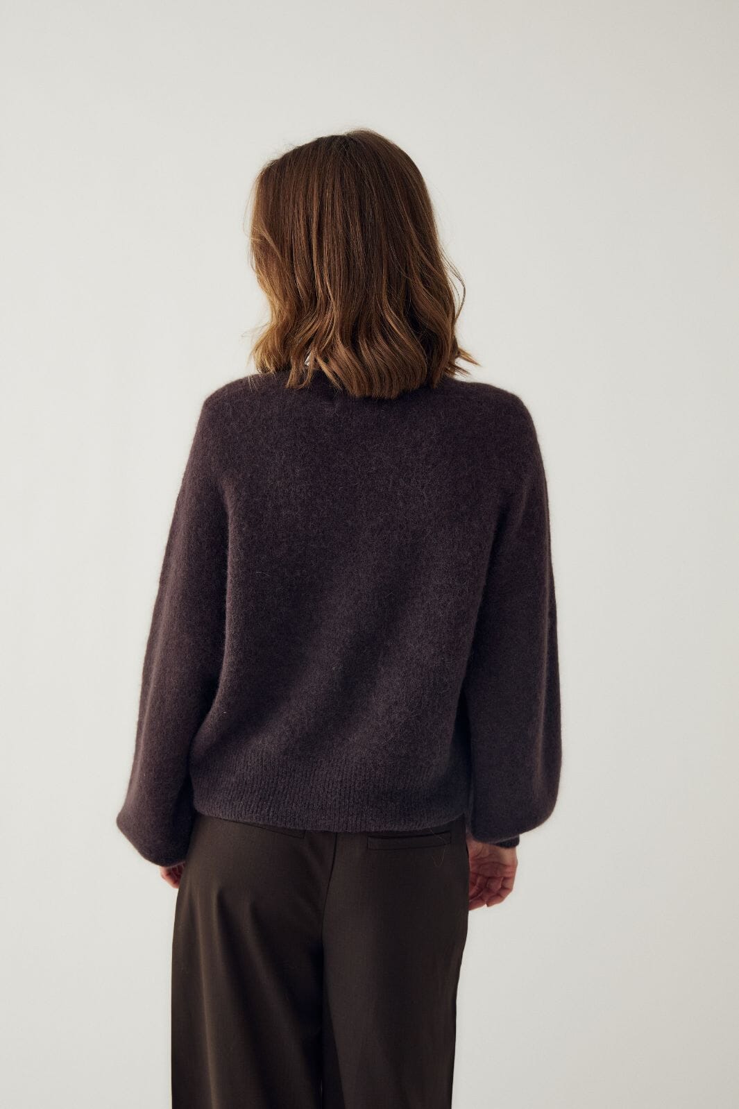 Noella - N-Morene Knit Cardigan 16690002 - 674 - Chocolate Cardigans 