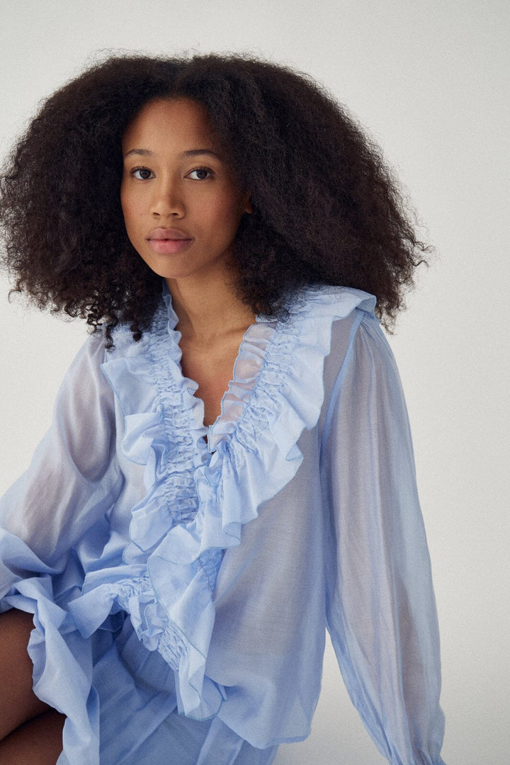 Noella - N-Myrtia Blouse 14450004 - 975 - Air Blue Bluser 