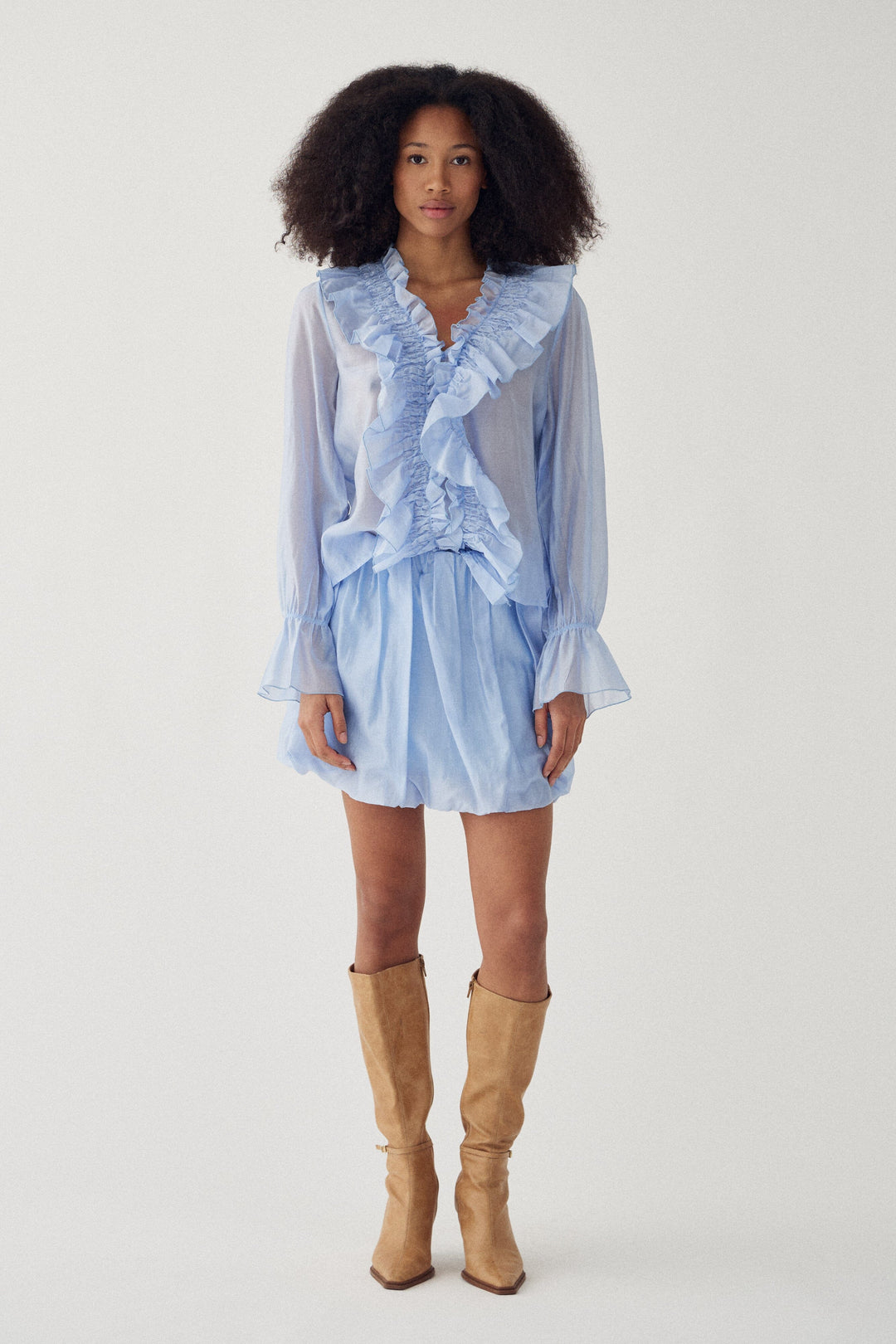 Noella - N-Myrtia Blouse 14450004 - 975 - Air Blue Bluser 