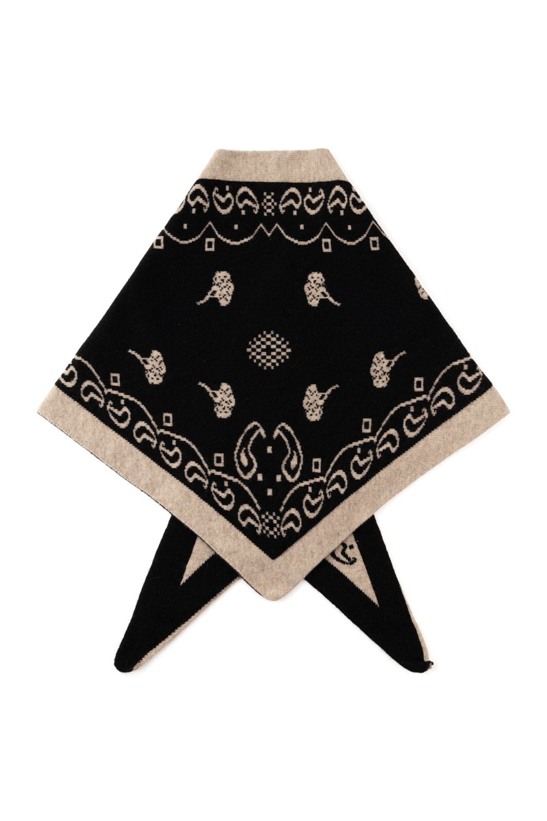 Noella - N-Neomi Scarf 17210001 - 477 - Sand Black Mix
