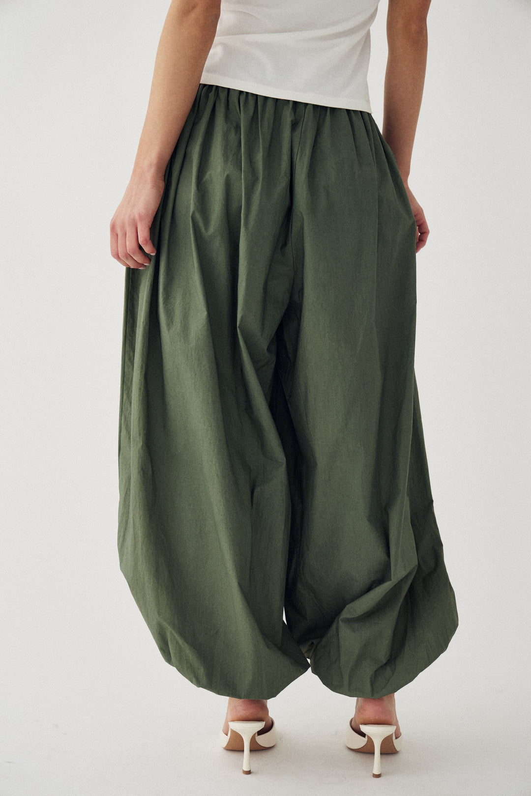 Noella - N-Nerine Pants 16610001 - 1468 - Green Leaf Bukser 
