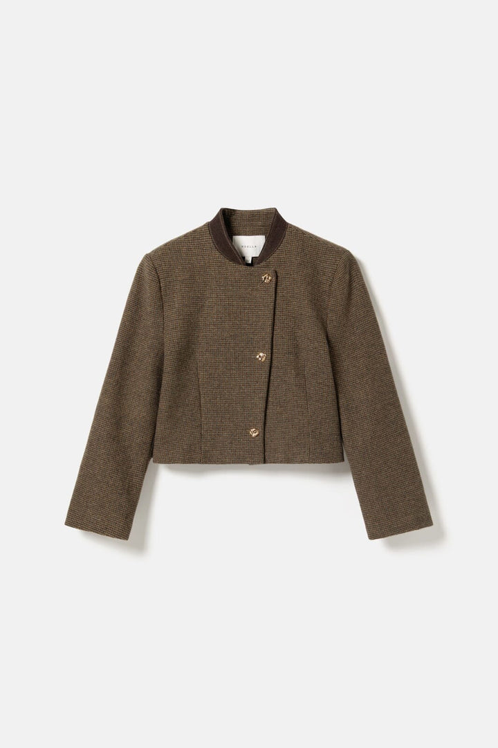 Noella - N-Nox Blazer 17240001 - 449 - Evalina Brown Check