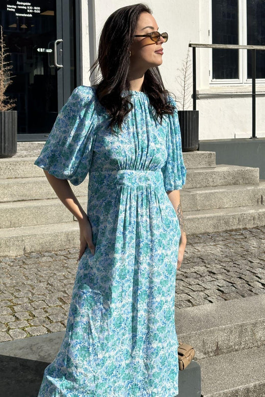Forudbestilling - Noella - Ruth Dress 13300002 - 1325 - Cindy Blue Print Kjoler 