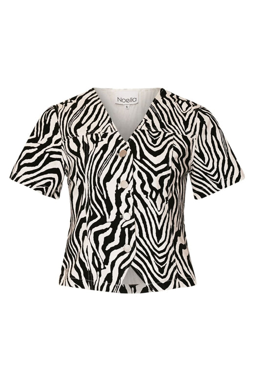 Noella - Stormina Blouse 10670051 - 1328 - Taleah Zebra Print