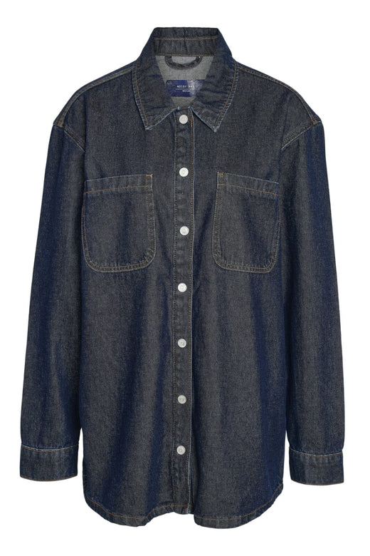 Noisy May - Nmalva L/S Denim Shacket Az386Db - 4532250 Dark Blue Denim