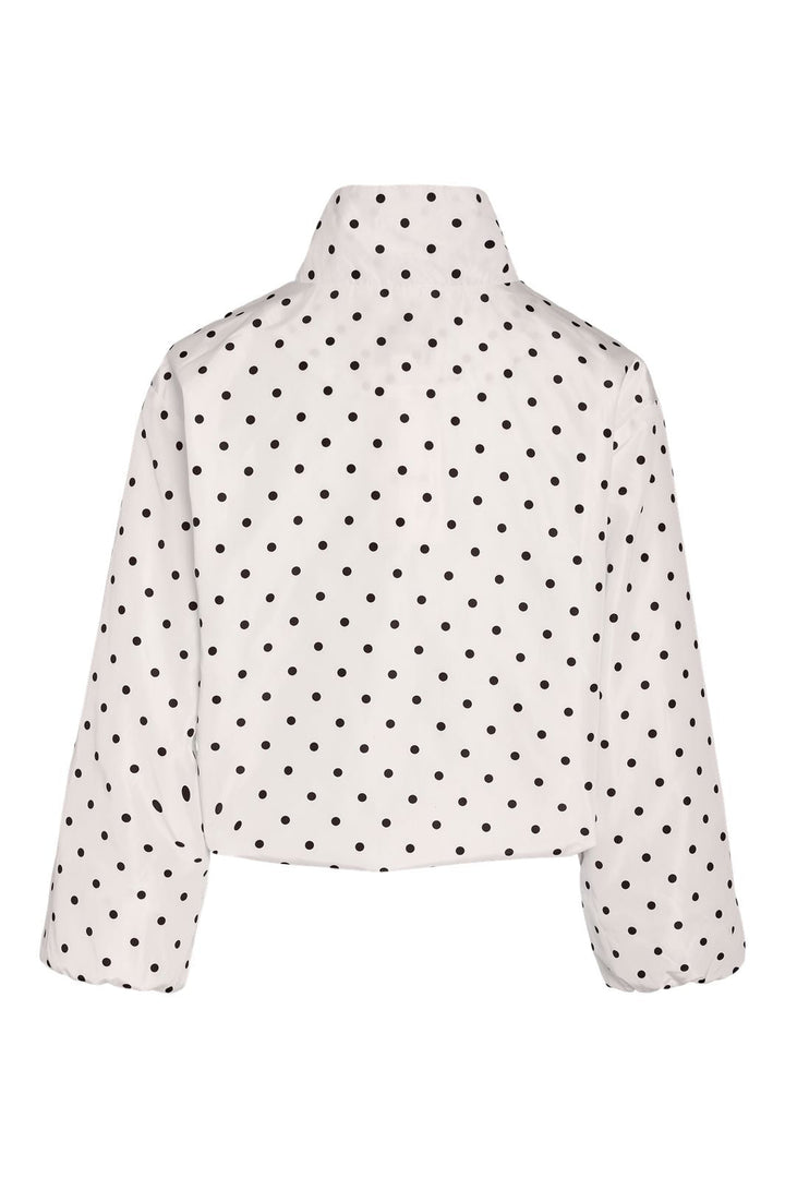 Noisy May - Nmessa Dot L/S Jacket - 5230693 Bright White Black Dots
