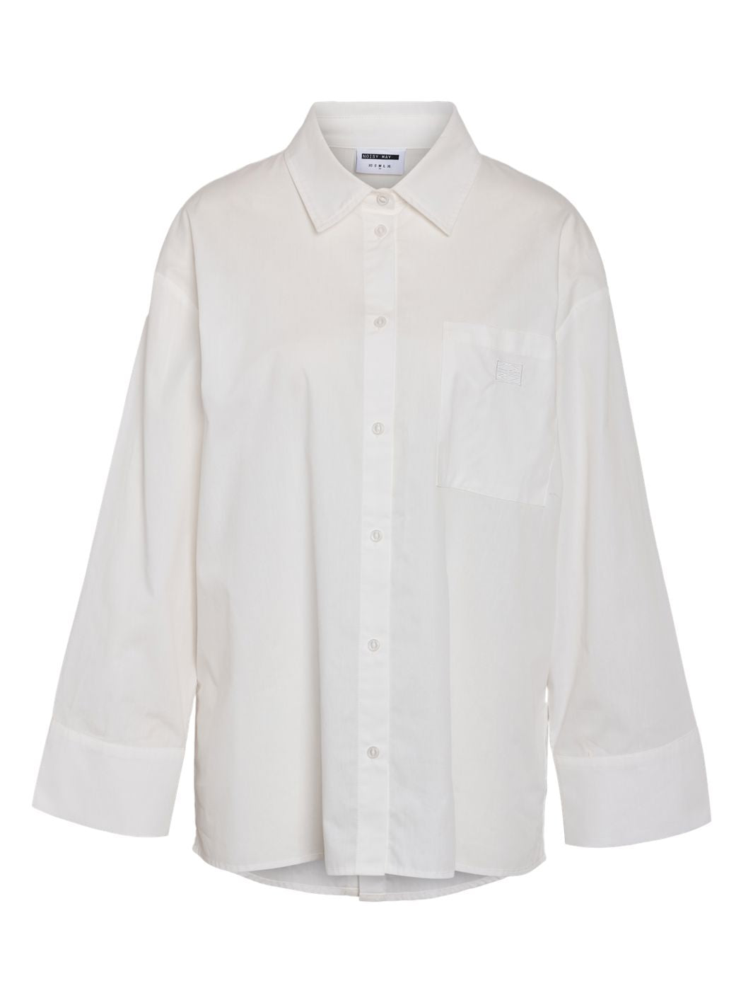 Noisy May - -Nmfreja L/S Button Shirt Fwd - 4755607 Cloud Dancer