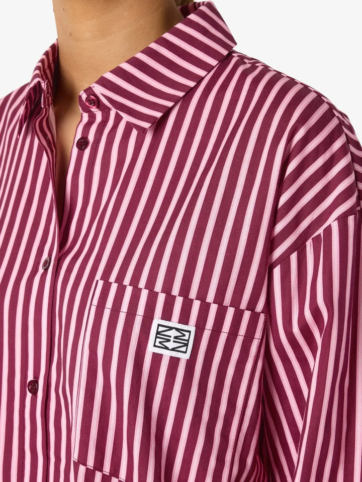 Noisy May - Nmfrida L/S Button Shirt Box - 5089193 Delicioso Begonia Pink Skjorter 