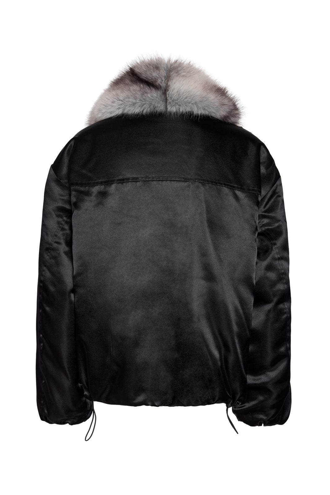 Noisy May - Nmivy Fur Collar Loose Bomber - 5155051 Black