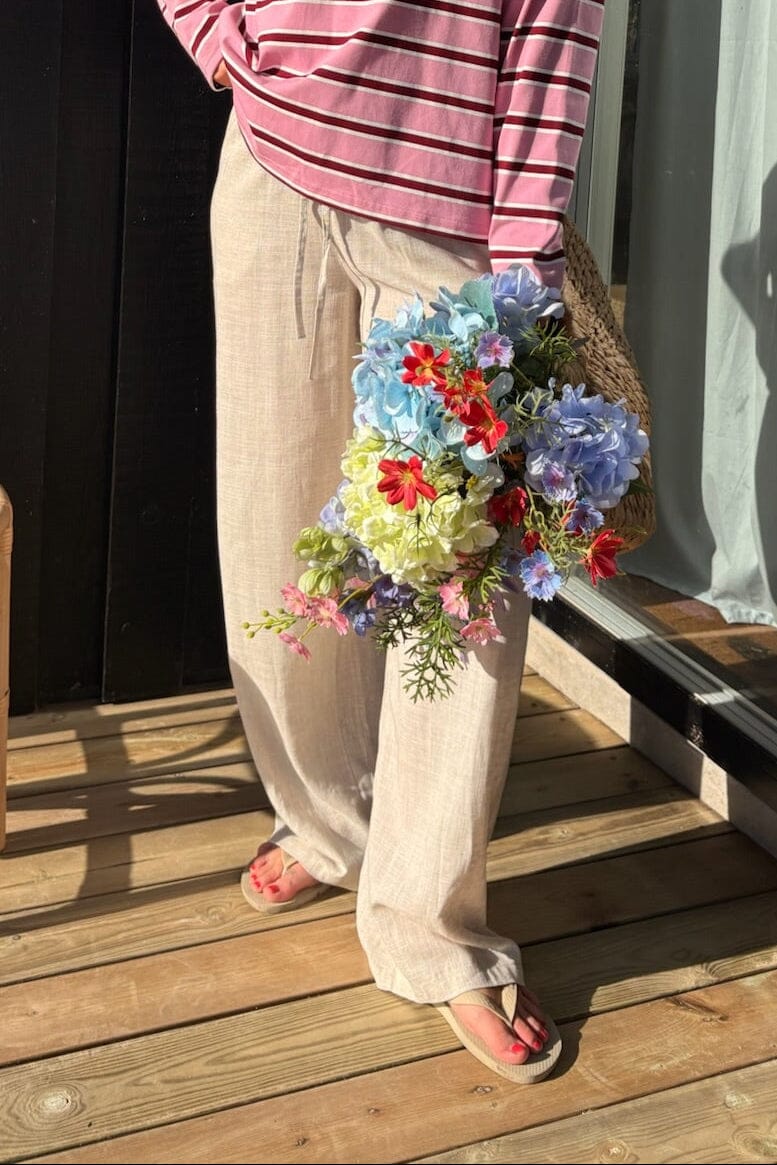 Noisy May - Nmleilani Nw Loose Pants - 4260411 Natural Bukser 