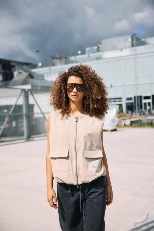 Noisy May - Nmmaja S/L Waistcoat - 4946767 Chinchilla Veste 