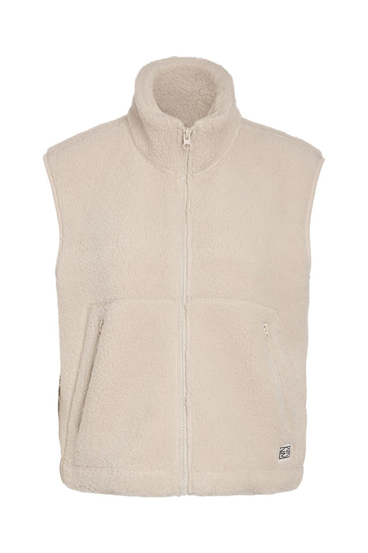 Noisy May - Nmmasey Short Teddy Vest - 4982039 Silver Lining