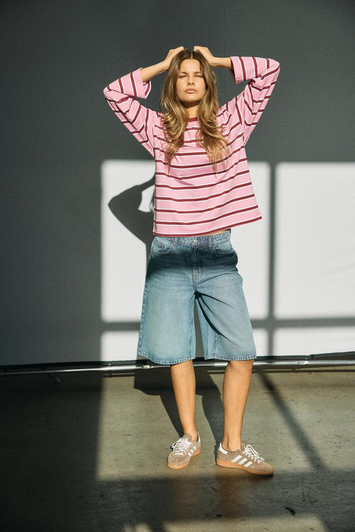 Noisy May - Nmmindie Nw Bermuda Shorts Az411Lb - 4921075 Light Blue Denim