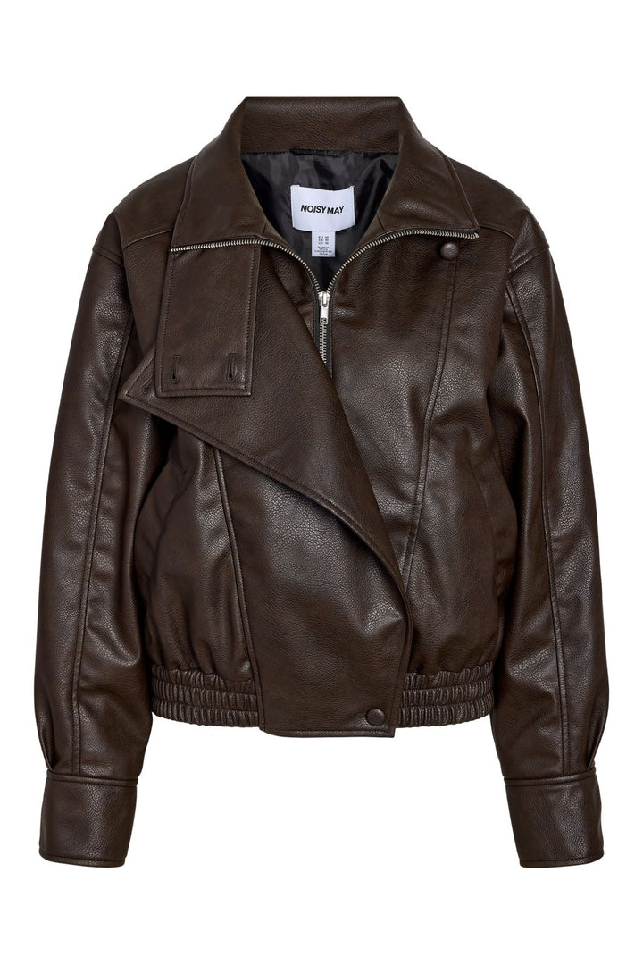 Noisy May - Nmviviana Pu Jacket - 5213034 Demitasse