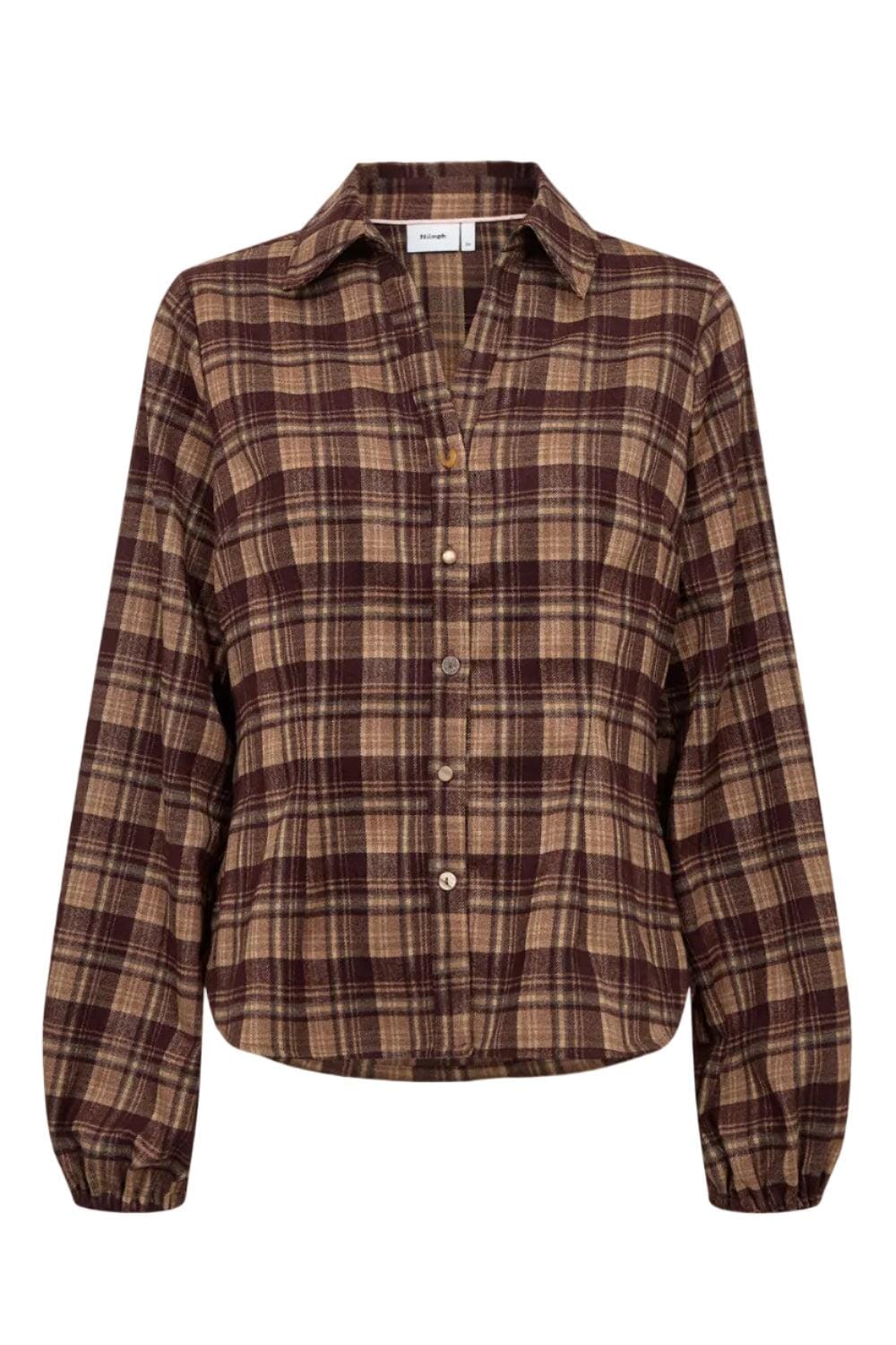 Nümph - Nuglamy Shirt 707464 - Chocolate Plum Skjorter 
