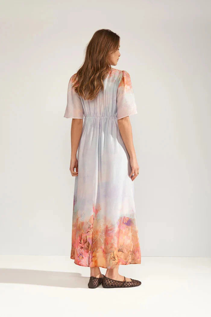 Nümph - Nulove Ss Dress 706700 - Airy Blue Kjoler 