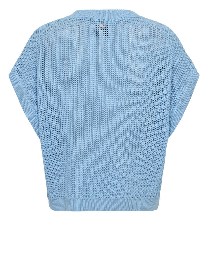 Nümph - Nusanni Pullover 706745 - Placid Blue Strikbluser 