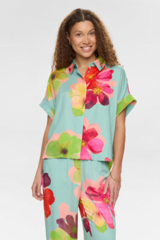 Nümph - Nutassy Ss Shirt 707189 - Harbor Gray