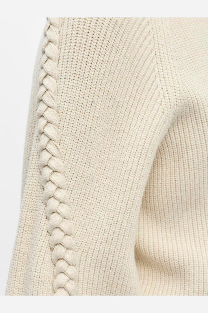 Object - Objhannah L/S Re Knit Pullover - 5049303 Birch
