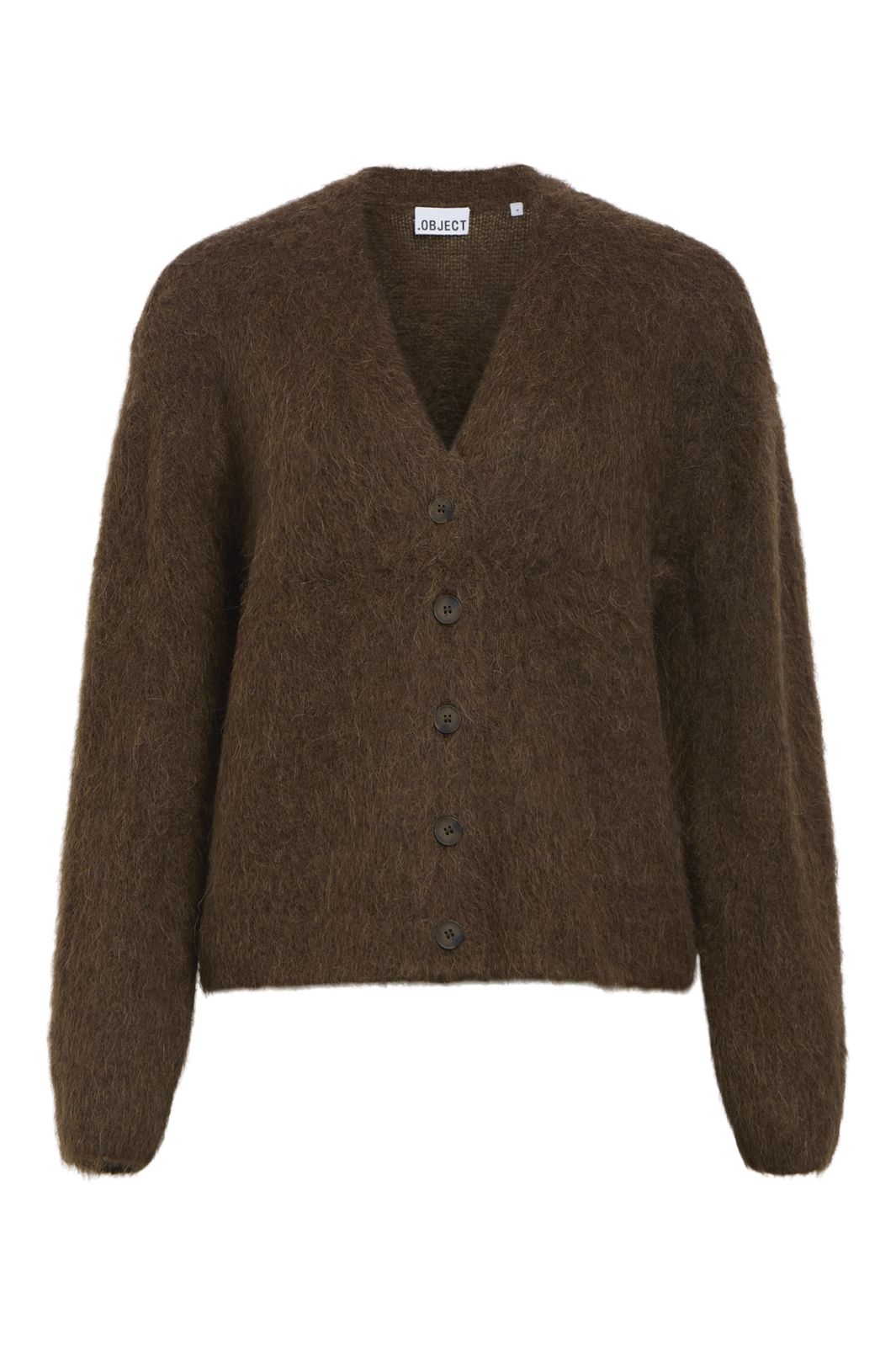Object - Objharry L/S Lo Knit Cardigan - 5104006 Carafe Melange
