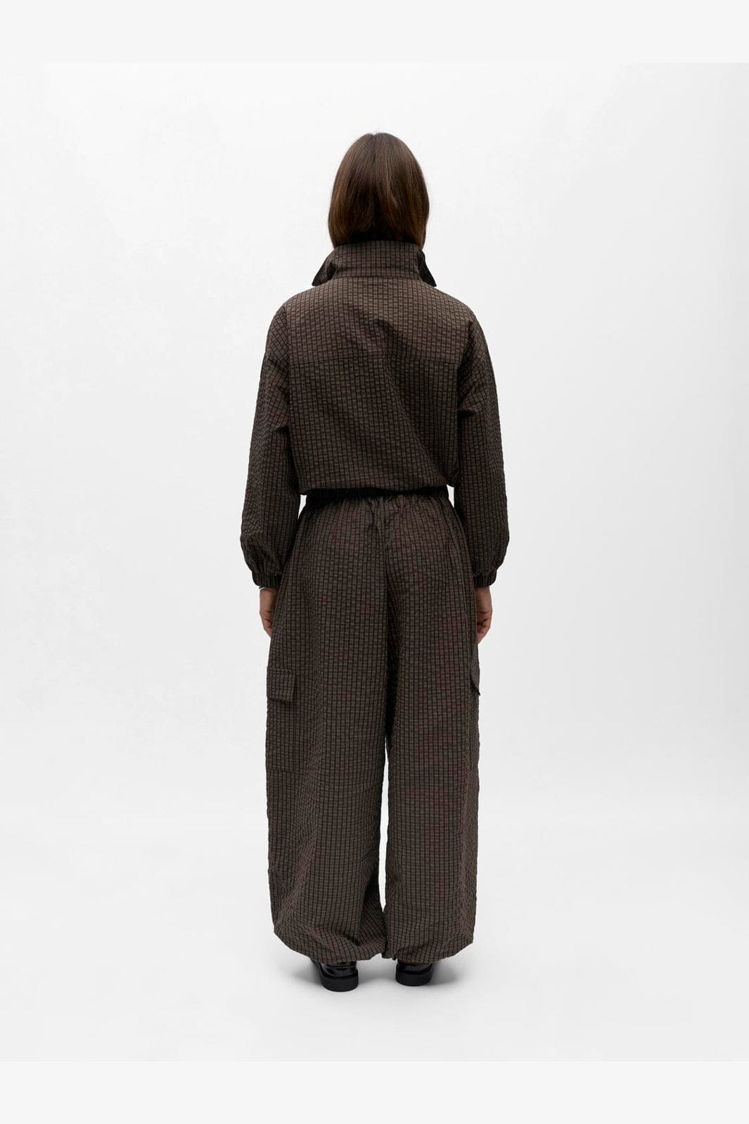 Object - Objlevi Track Pants - 5125457 Seal Brown Brown/White