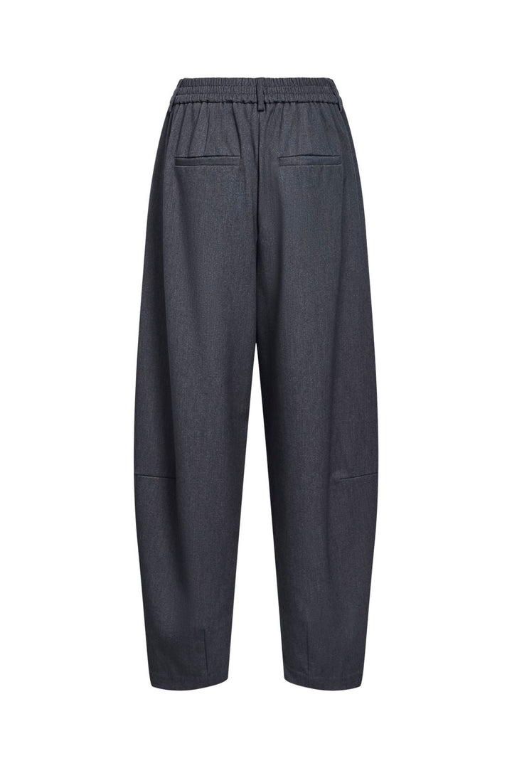 Object - Objlisa Ankle Barrel Pant - 5204278 Medium Grey Melange
