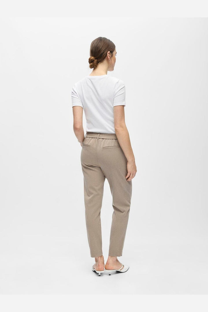 Object - Objlisa Slim Pant - 5119755 Fossil Melange